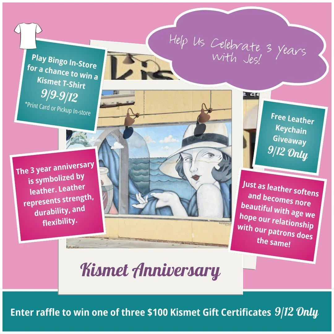 Come celebrate all week with us! #kismetconsignment #kismetmoment #kismet #anniversary