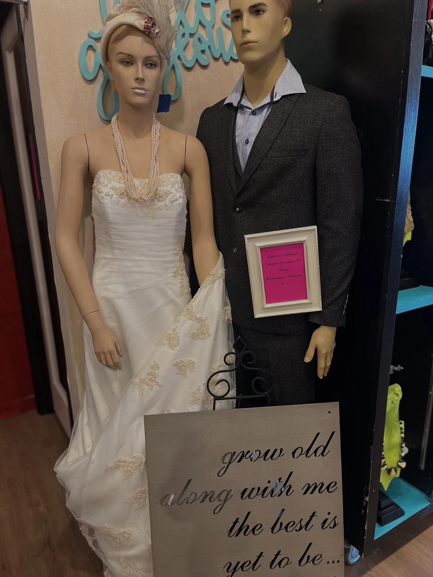 Pop up wedding dress intake Sunday November 16th, 12-3. Pat &amp; Carol are super excited to greet you 😊 Kismet will be open for shoppers 🥂