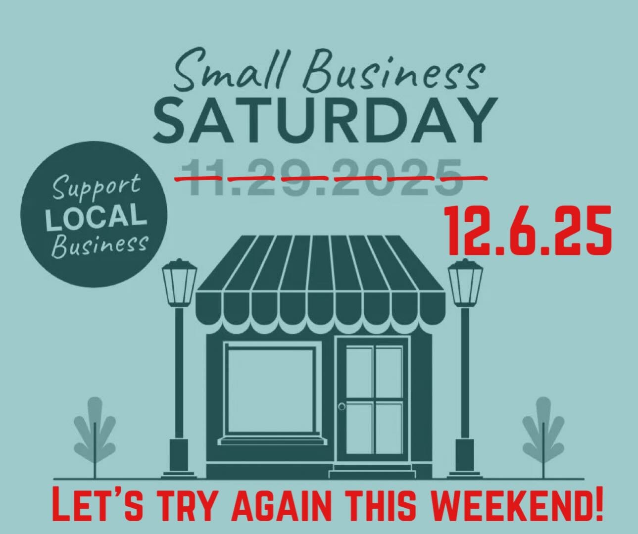 Darn snow, let&rsquo;s try again!