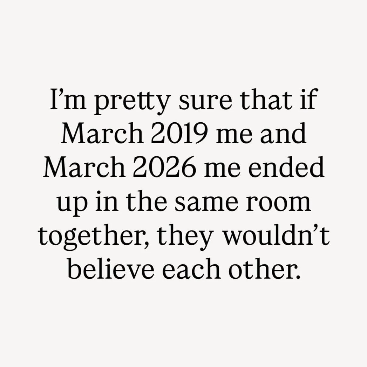 What an interesting thought&hellip;.