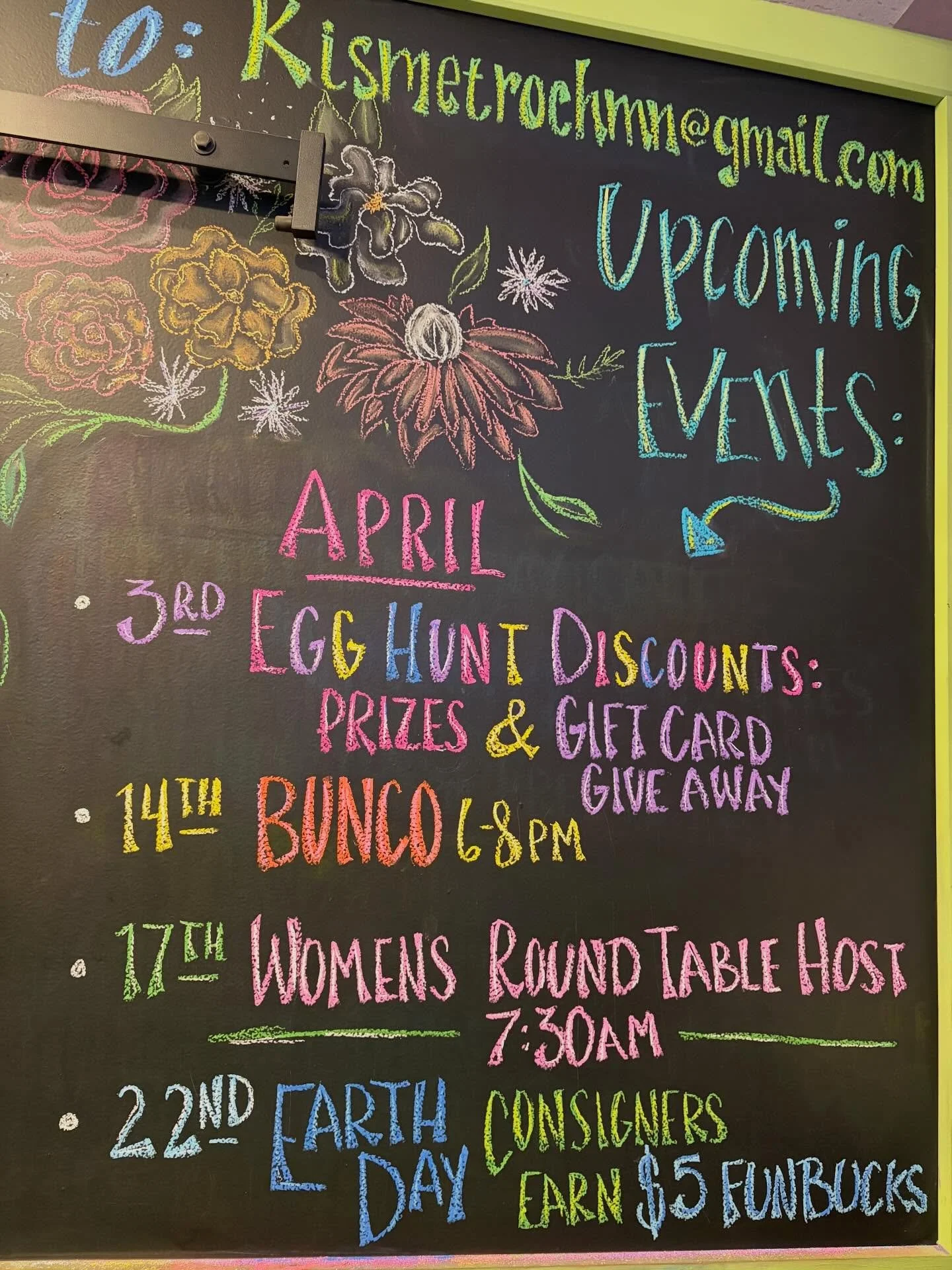 April events! Mark your calendars 😊