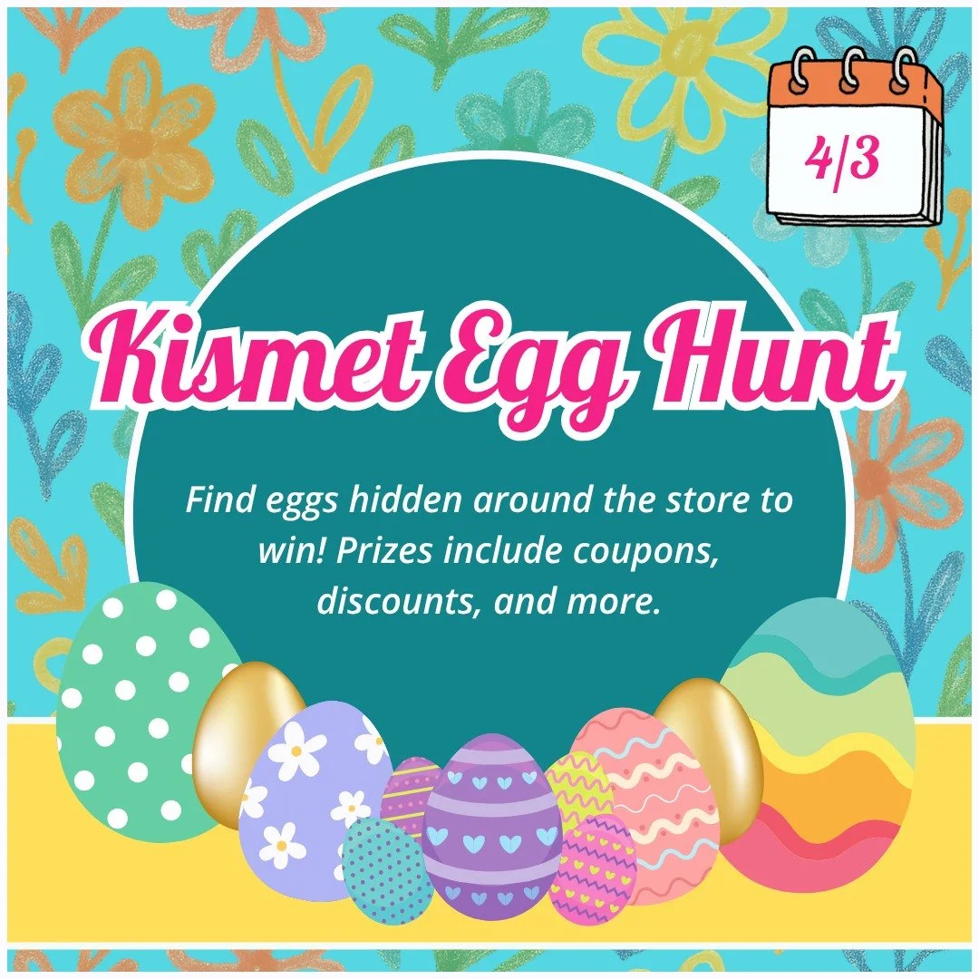 Come see us this Friday! #easteregghunt #kismetmoment #kismetconsignment #kismet