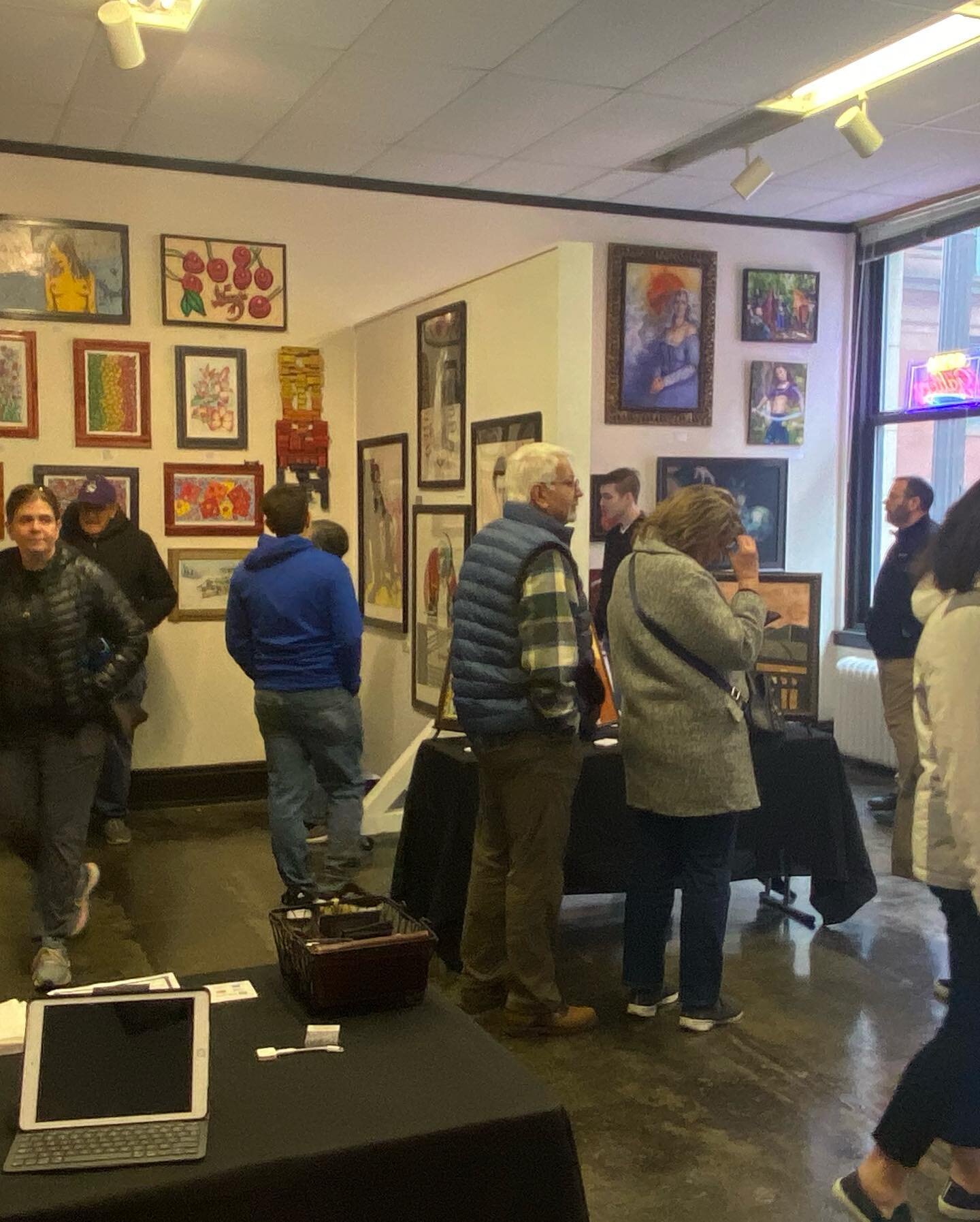 Great 3rd day of art crawl! Thank you for visiting and supporting local artists.