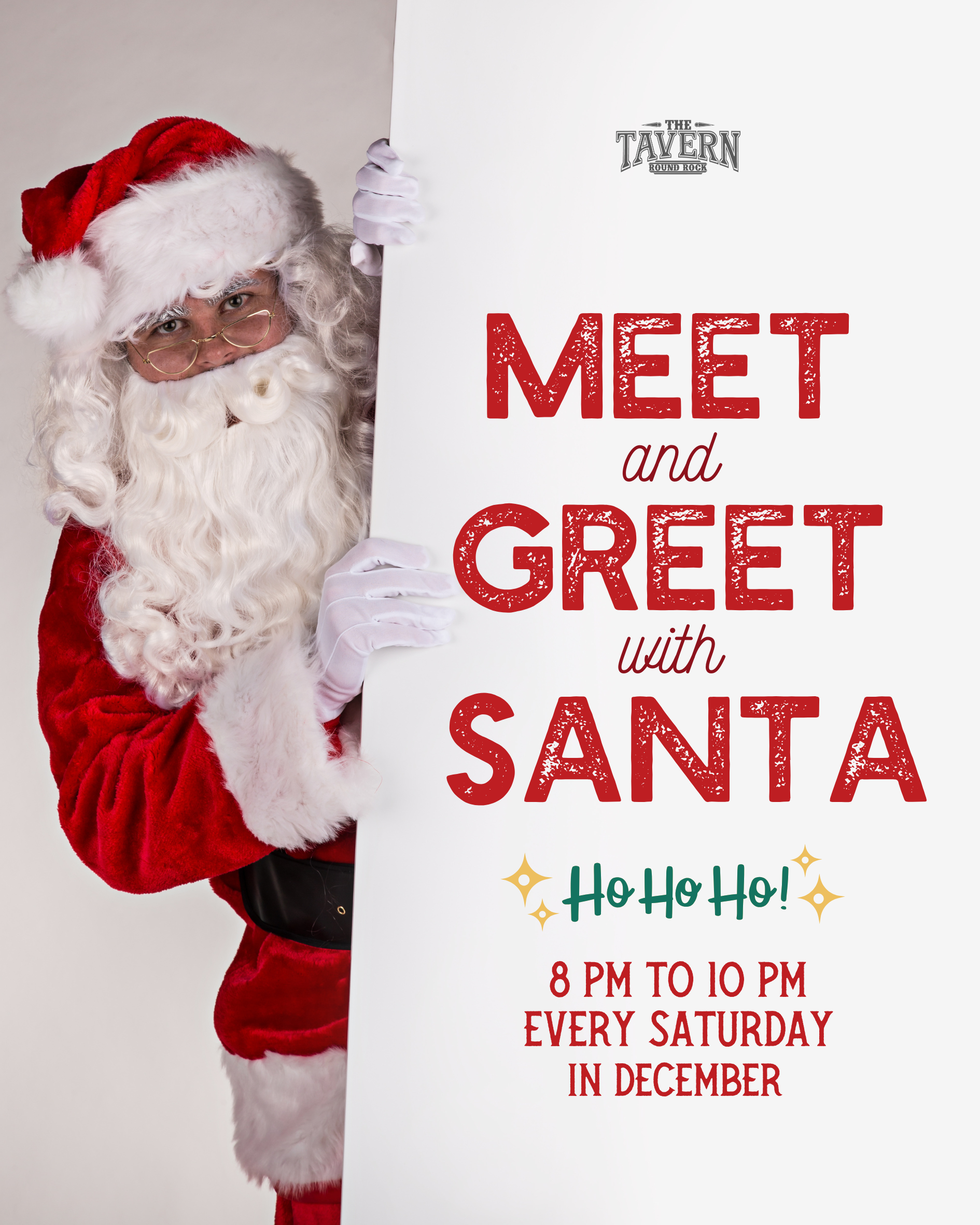Santa Meet &amp; Greet at Round Rock Tavern – Every Saturday in December 