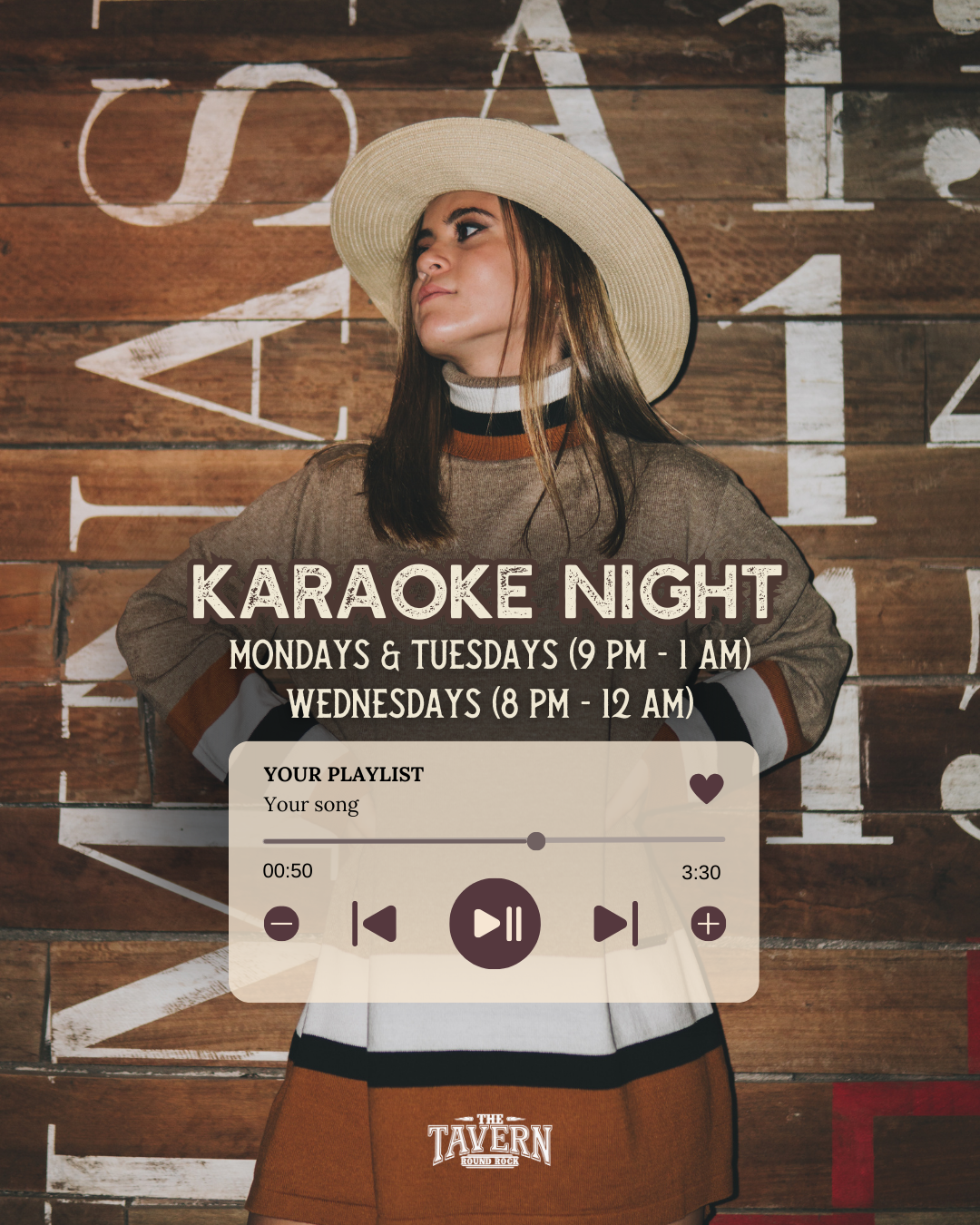 Karaoke Nights at Round Rock Tavern – Every Mon, Tue &amp; Wed 
