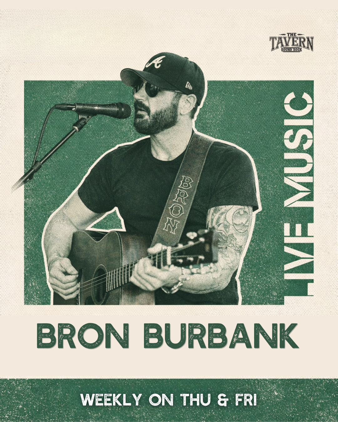 Live Music in Round Rock TX | Bron Burbank at Round Rock Tavern (Thursdays & Fridays)