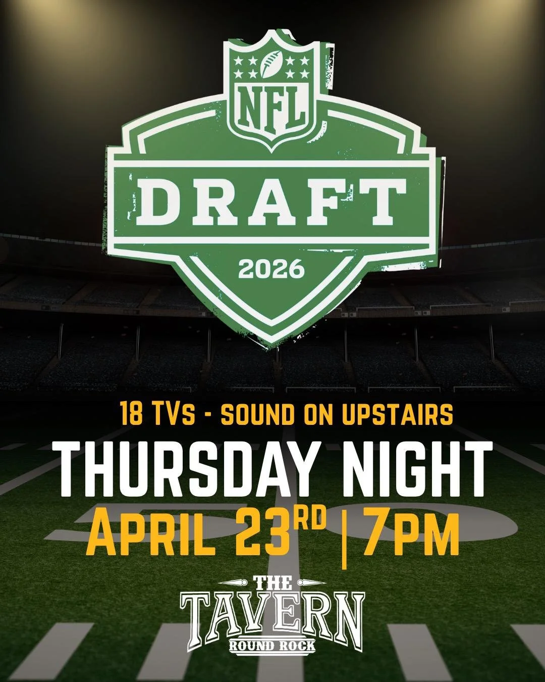 2026 NFL Draft Watch Party at Round Rock Tavern