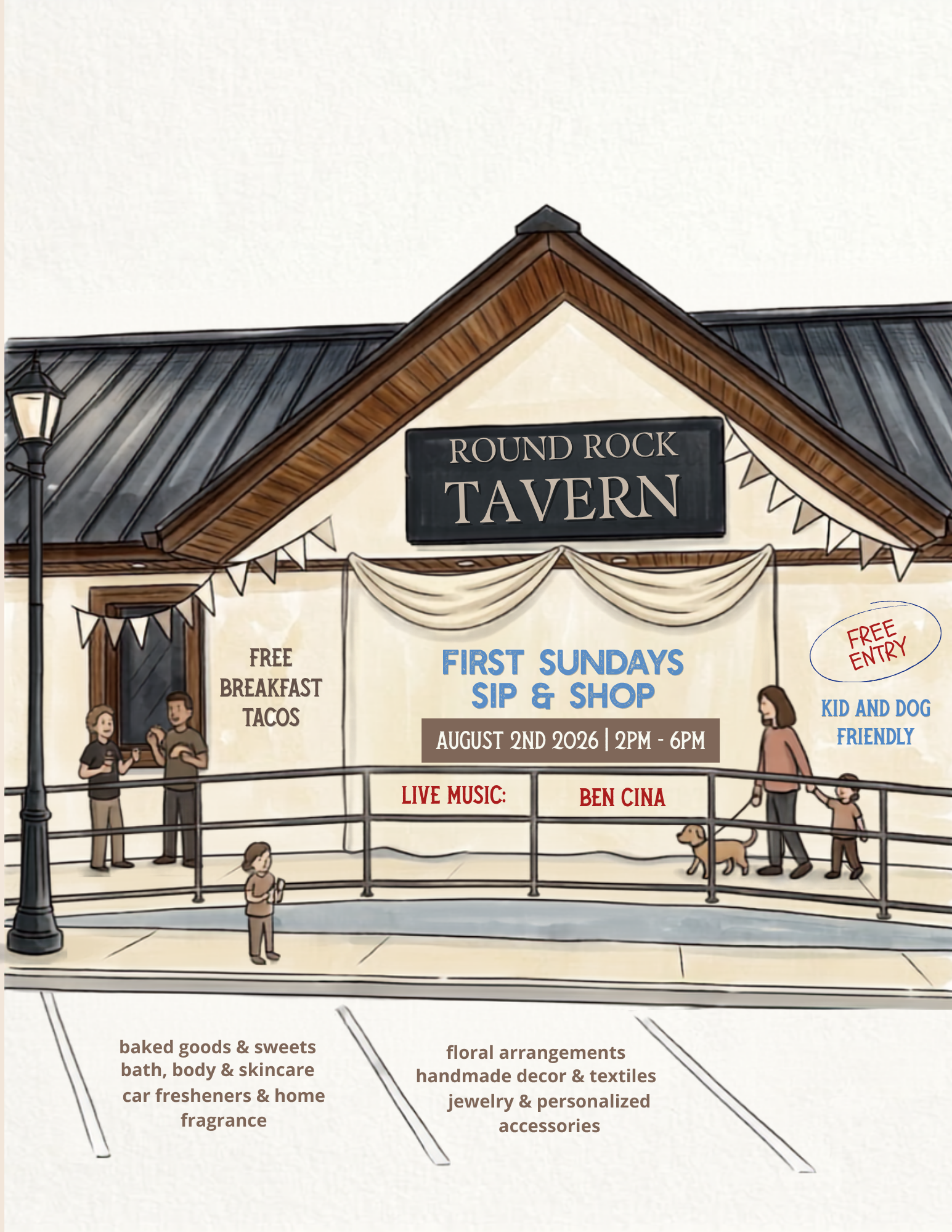 First Sundays Sip & Shop
