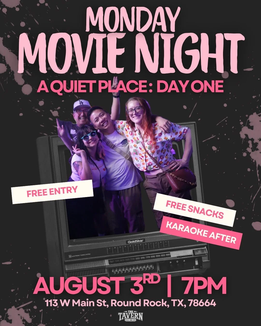 Movie Night at Round Rock Tavern | A Quiet Place: Day One