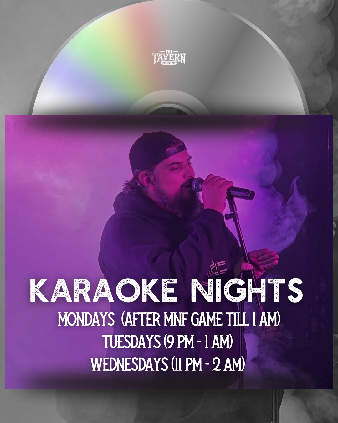 Karaoke Nights at Round Rock Tavern – Every Mon, Tue &amp; Wed 