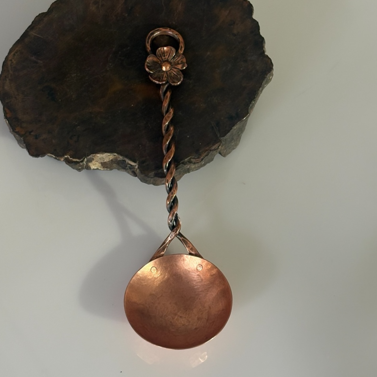 Forget me not  - Copper Coffee Scoop