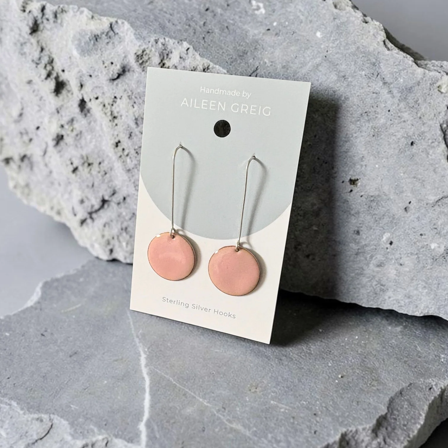 Petal pink earrings