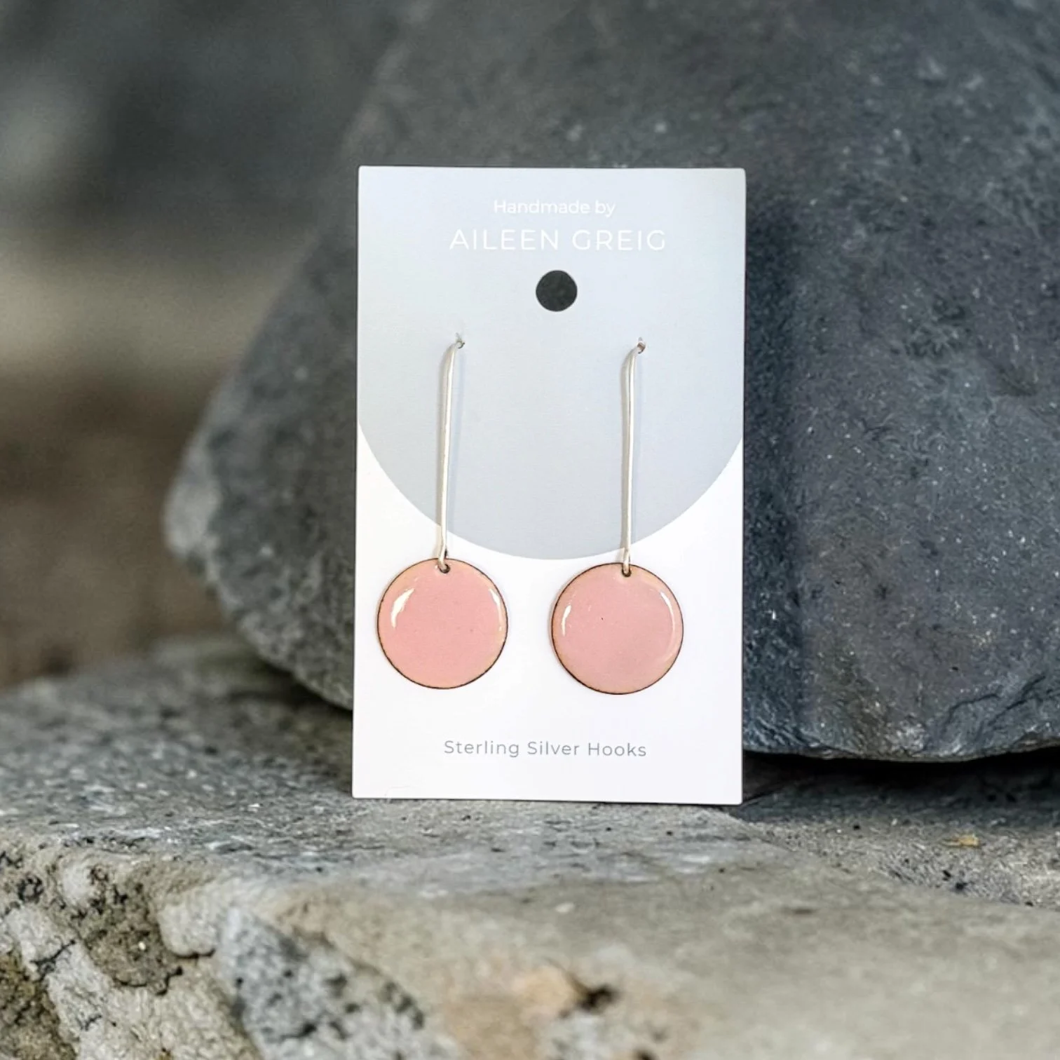 Petal pink earrings