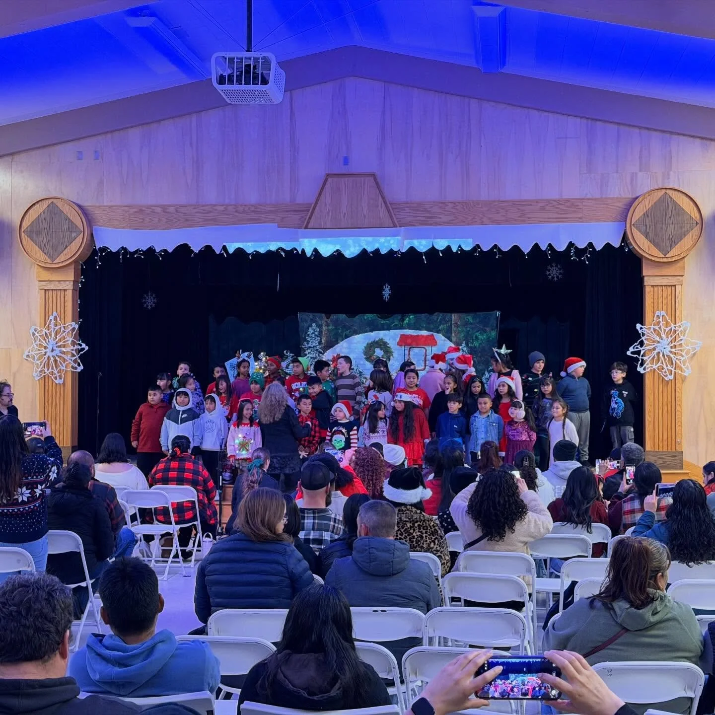 MCs in action! Two of our MCs provided volunteers for McDowell Elementary&rsquo;s Feliz Navide&ntilde;a while another was able to support a church family member in their hockey game. MCs serve together and play together.