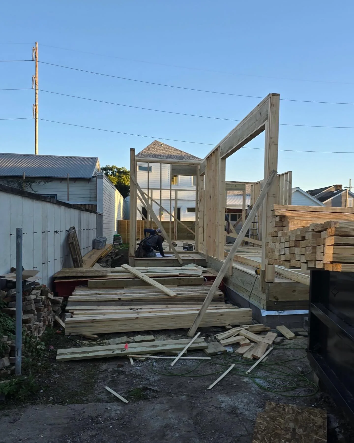 Framing has started on Division, our newest project, and our first ever new construction build!

 
 

#3rdandco #designbuildelevate #newconstruction #construction #framing #newbuild #irishchannel