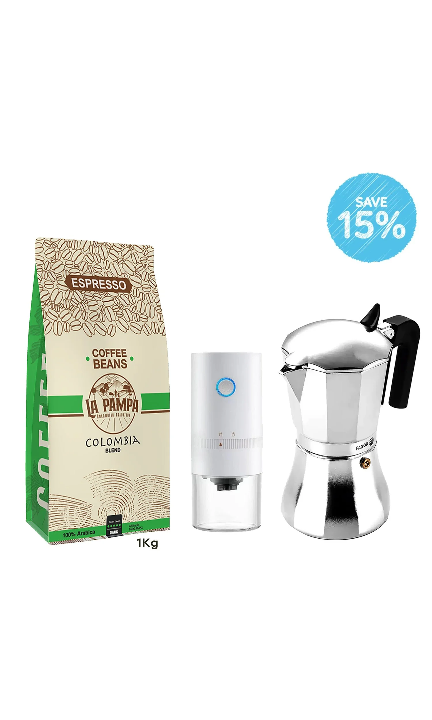 Coffee Lover Hamper 3 Pack Snowy Espresso — La Pampa Tradition