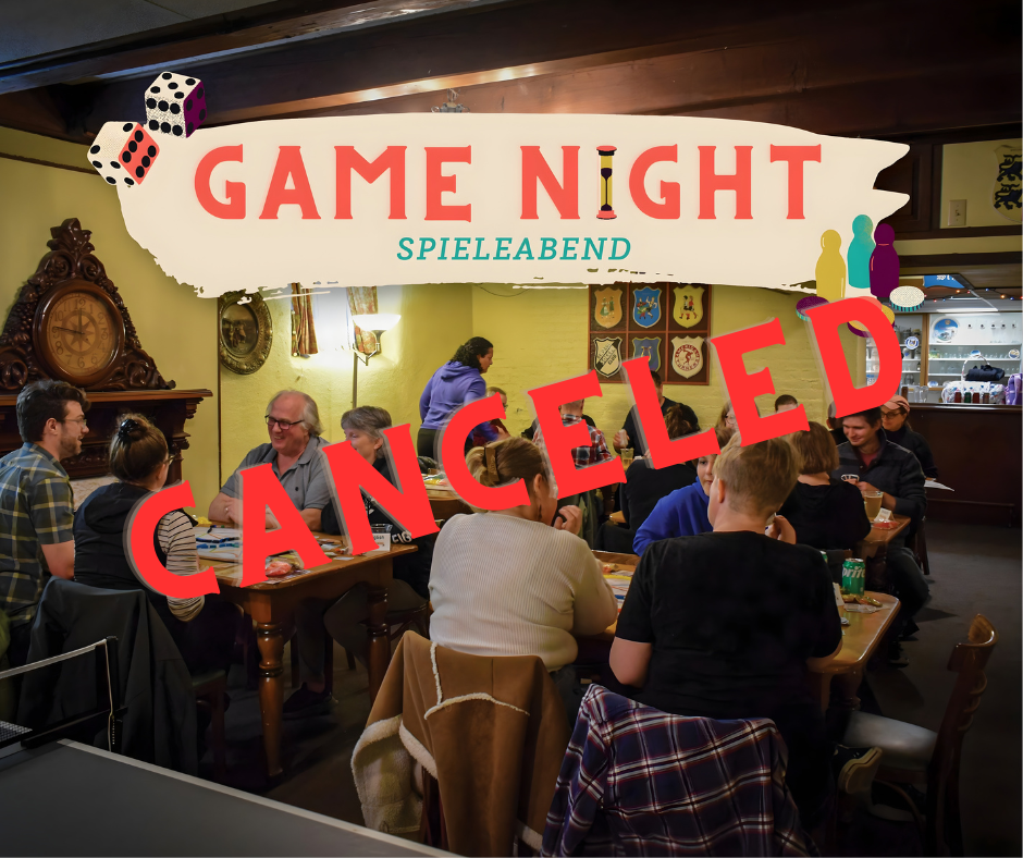 Game Night (Spieleabend) -CANCELLED