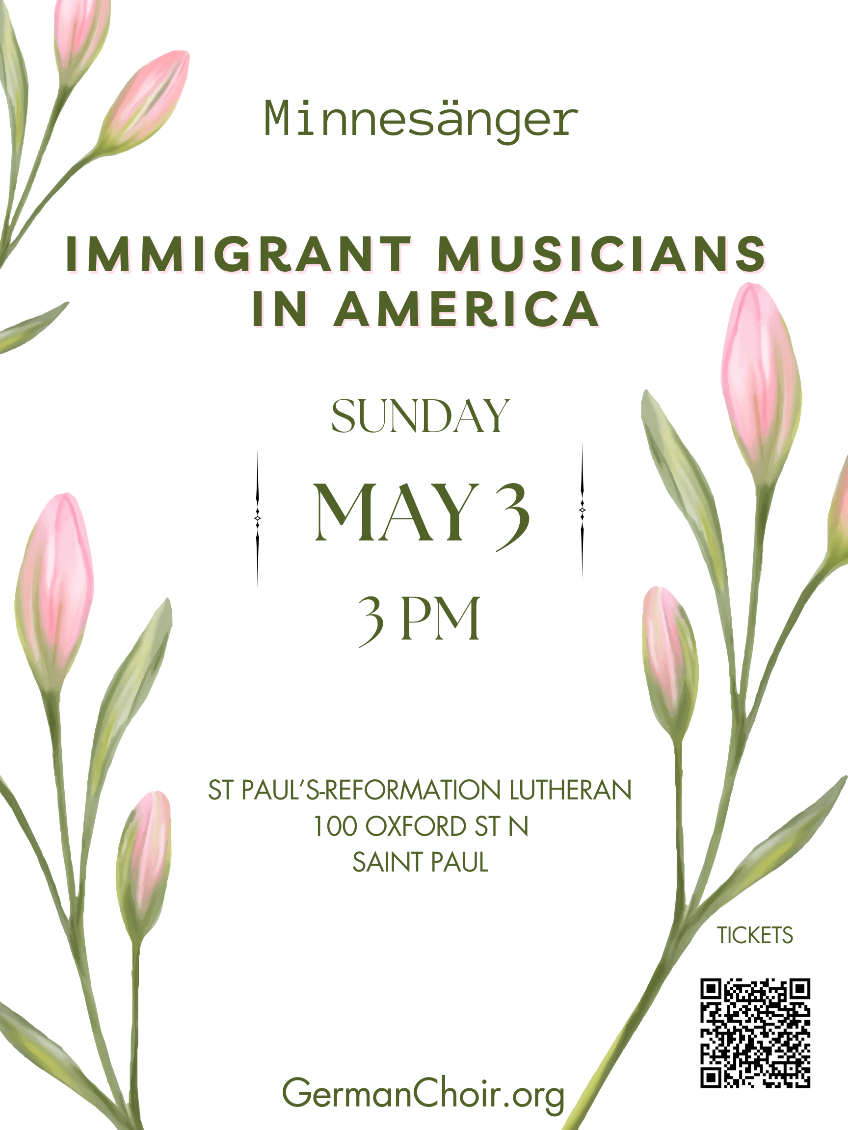 Minnesänger Concert: Immigrant Musicians in America