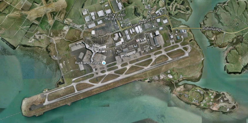  Some airports, like Auckland's’ Managere&nbsp;Airport are challenging as they are surrounded by water. Sometimes going off the airport location can give you a better vantage point. 