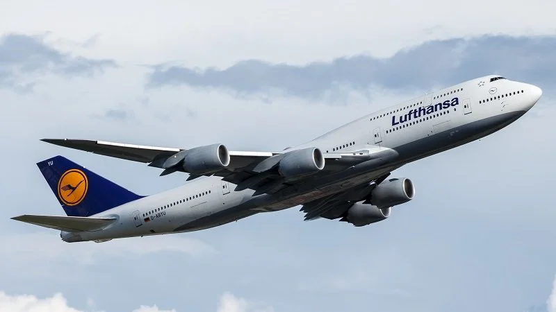 Lufthansa Boeing 747-8 (D-ABYU) at Frankfurt Airport. Lufthansa was the launch customer for the Boeing 747-8i (International) and currently have not announced plans to retire these newer aircraft. 