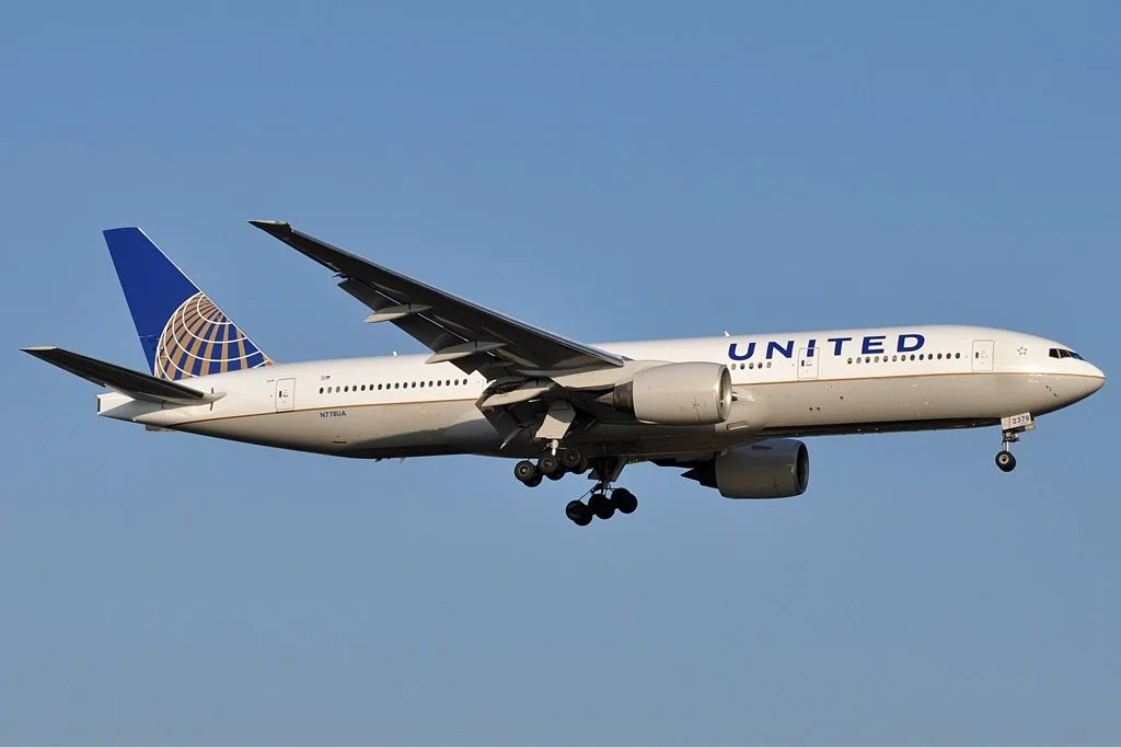  United Airlines Boeing 777-200 registration N778UA. 