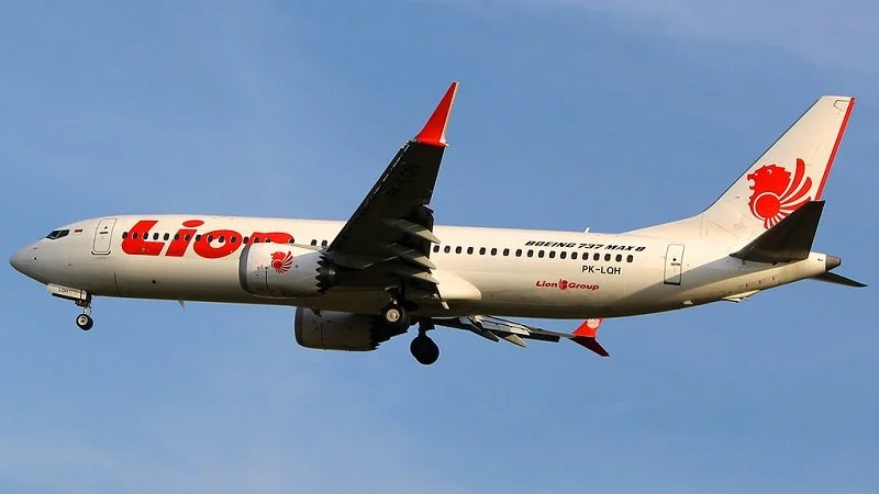  A Boeing 737 MAX of Lion Air, similar to that which was lost on 29 October 2018. 