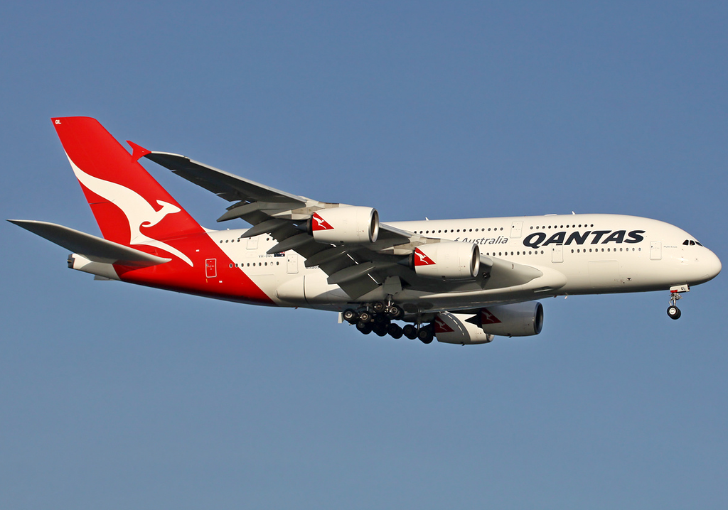 QANTAS had the third largest order for the Airbus A380 