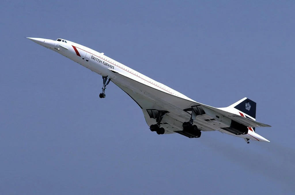  British Airways Concorde registration G-BOAC. 