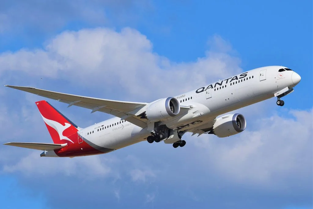  The QANTAS Boeing 787-9 Dreamliner is pivotal in Project Sunrise, bringing more of the world into the non-stop flight umbrella. 
