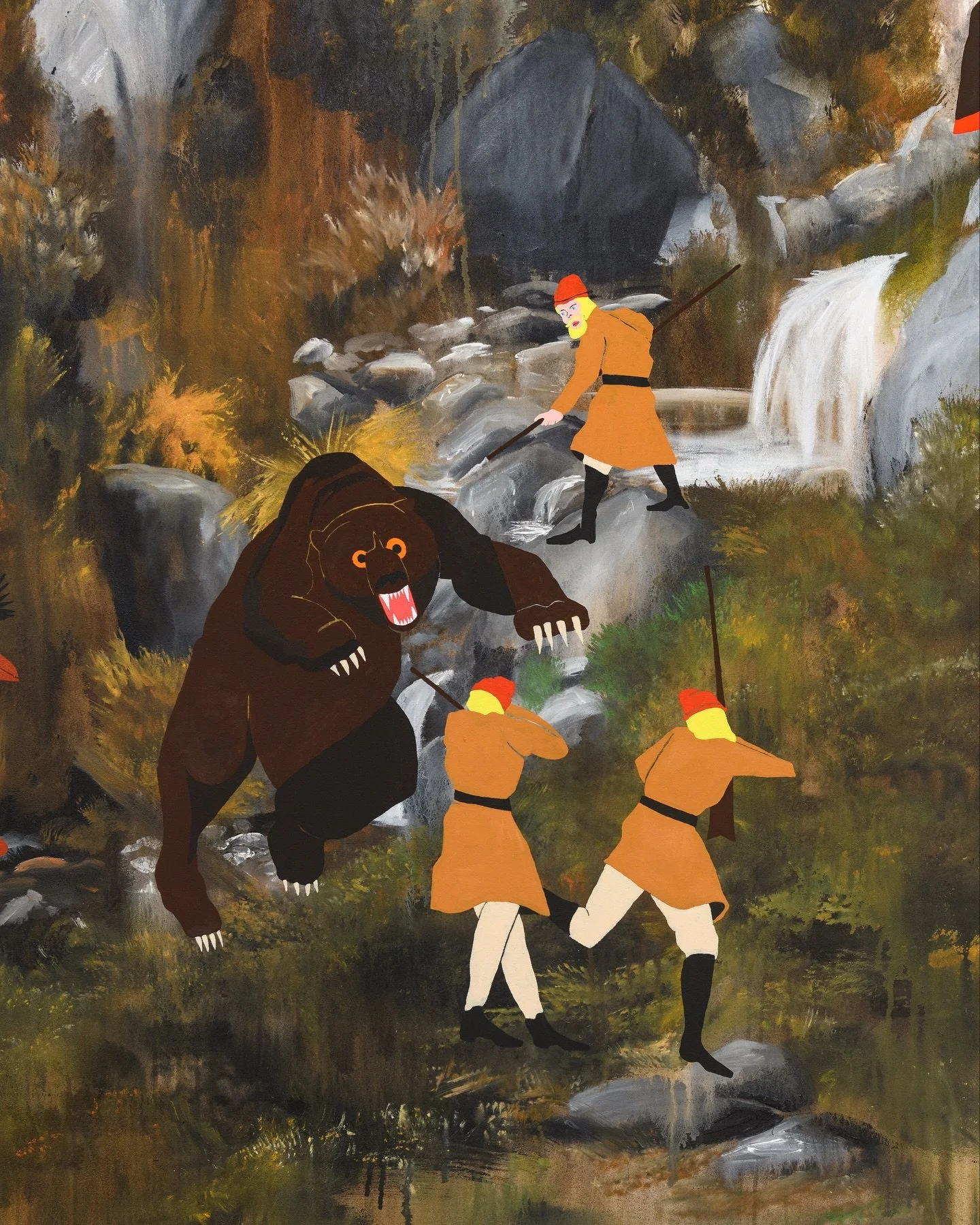 👋 Friendly reminder: #UmarRashid&rsquo;s installation is on view at #𝗧𝗵𝗲𝗚𝘂𝗮𝗿𝗱𝗵𝗼𝘂𝘀𝗲.

Sharing a few snippets of @frohawktwofeathers&rsquo;&nbsp;𝗖𝗼𝘀𝗺𝗶𝗰 𝗘𝗿𝗿𝗼𝗿𝘀&mdash;an insanely dynamic and technically thrilling piece that real