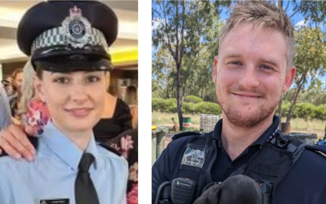 Slain police officers Rachel and McCrow, Matthew Arnold mourned by Mackay community