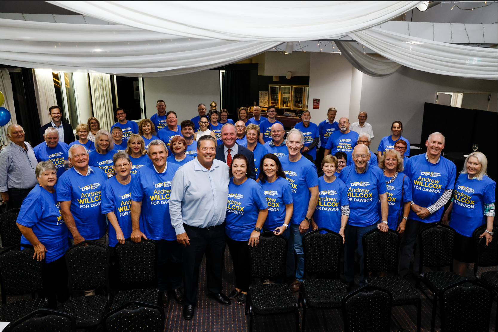 WILLPOWER: Andew Willcox retains the LNP hold on the electorate