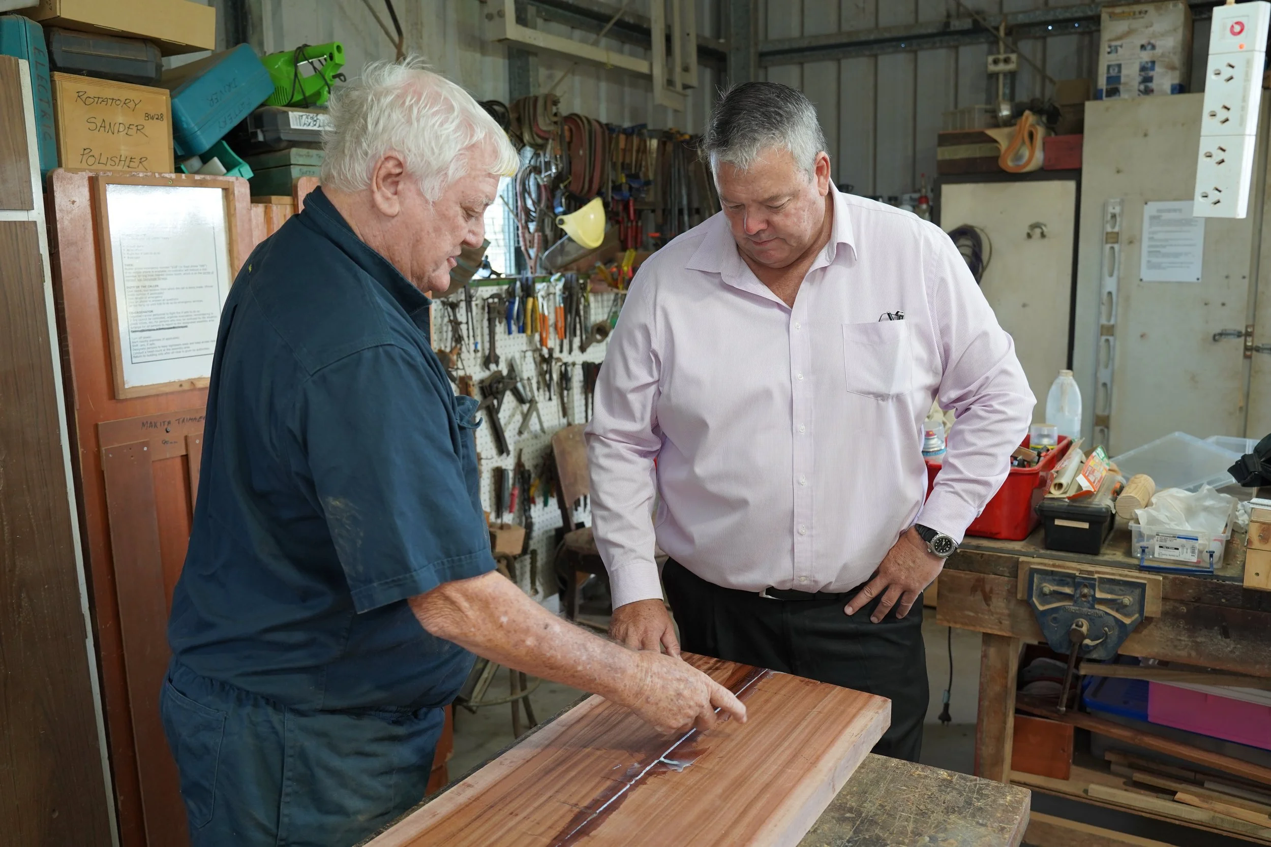 LNP COMMIT $17,000 TO BOWEN WOODWORKERS ASSOCIATION