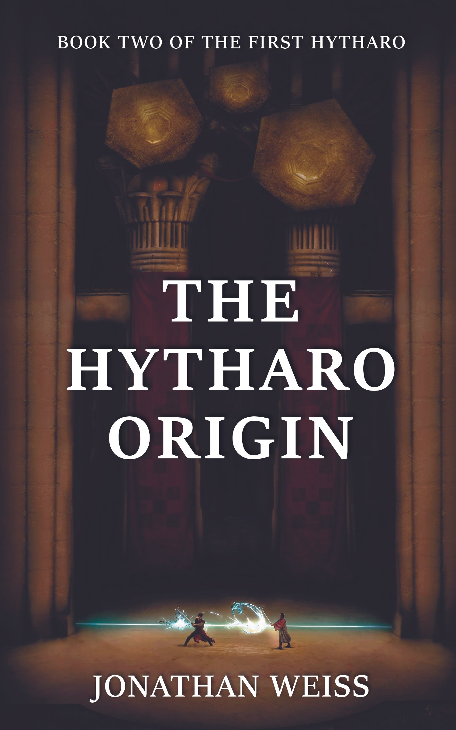 Cover image for the novel The Hytharo Origin, written by Australian Science Fiction and Fantasy Author Jonathan Weiss.