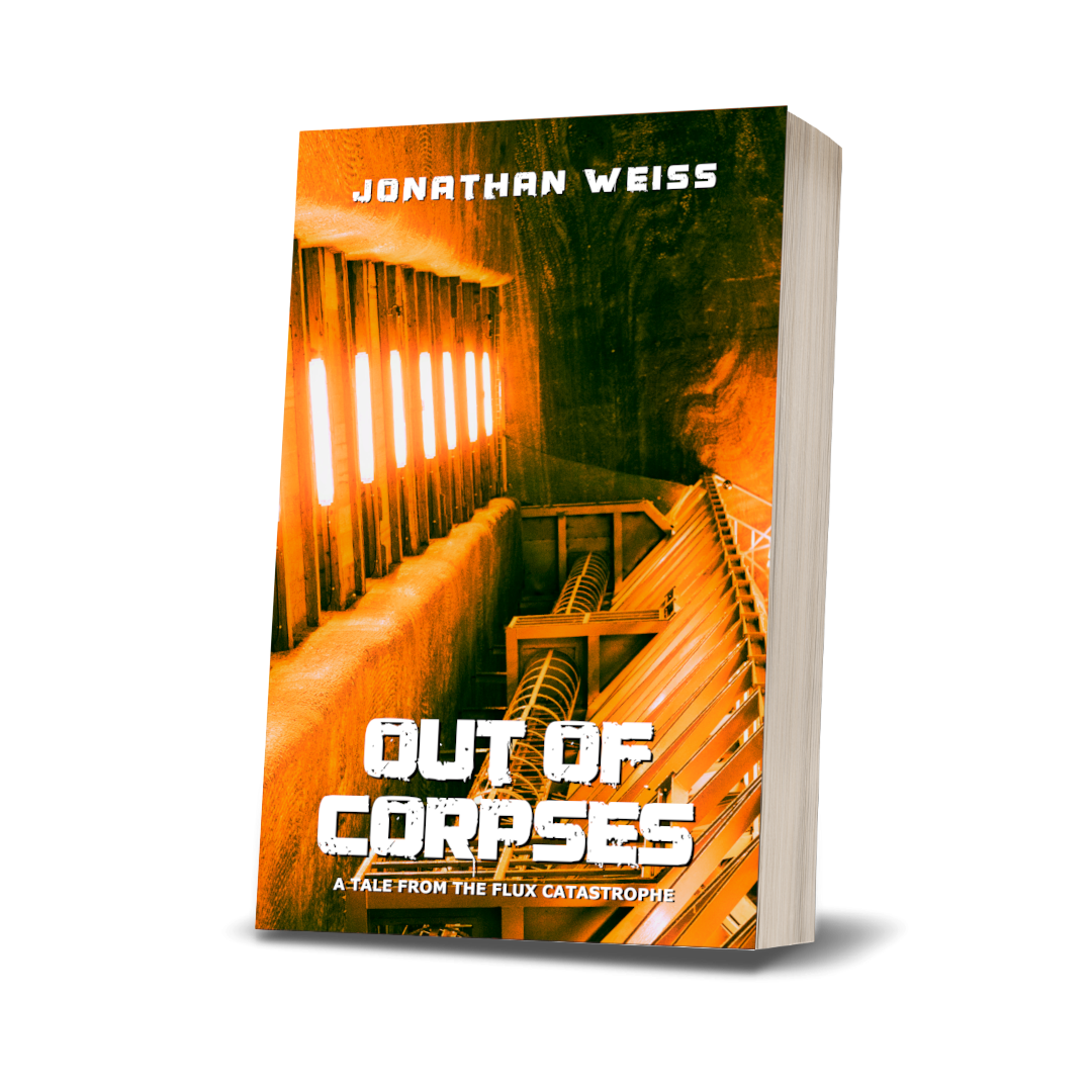 Cover image for the short story Out of Corpses, written by Australian Science Fiction and Fantasy Author Jonathan Weiss.