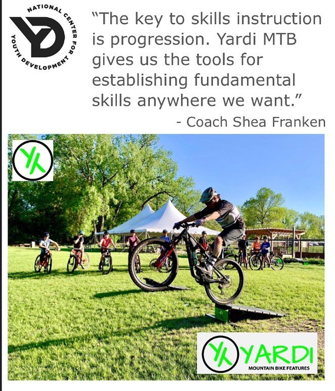 .
The National Center for Youth Development is grateful to have Yardi MTB in our back yard.

Yardi skills instruction features allow us to provide professional services anywhere and during any season. We are proud to partner with this locally owned f