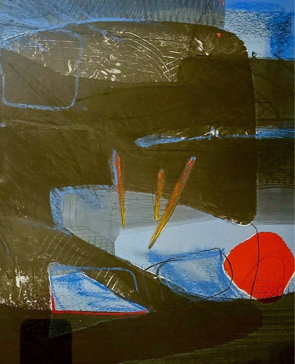 In Time 17" X 19" Monotype