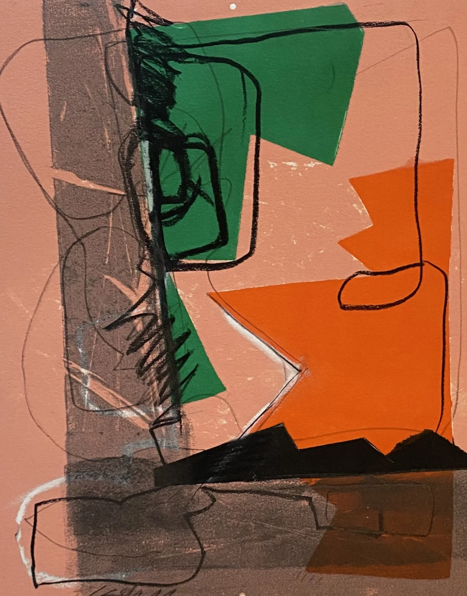 Unravel  17" X 19" Monotype SOLD