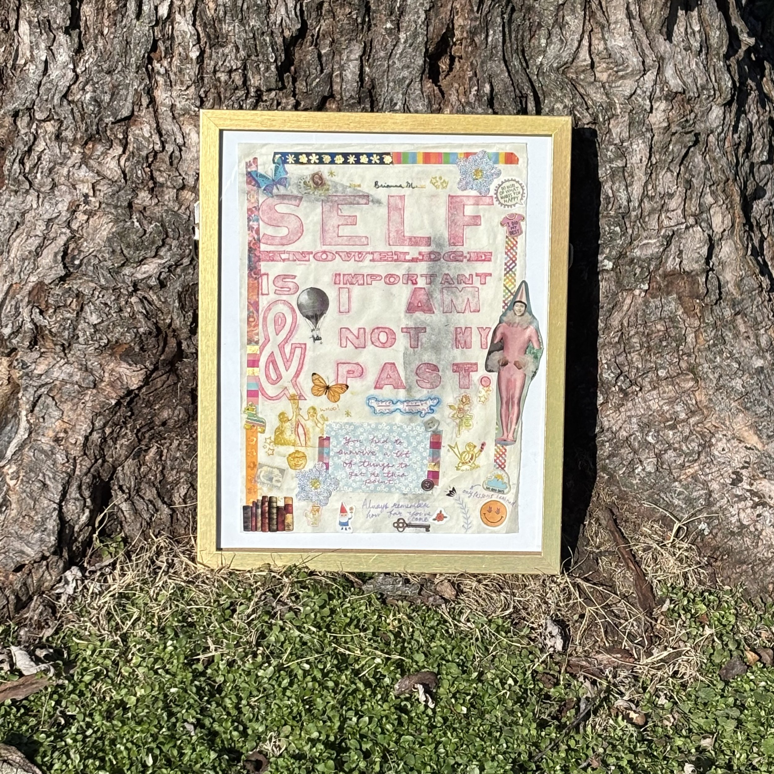 Self-Knowledge is Important - Letterpress Collage