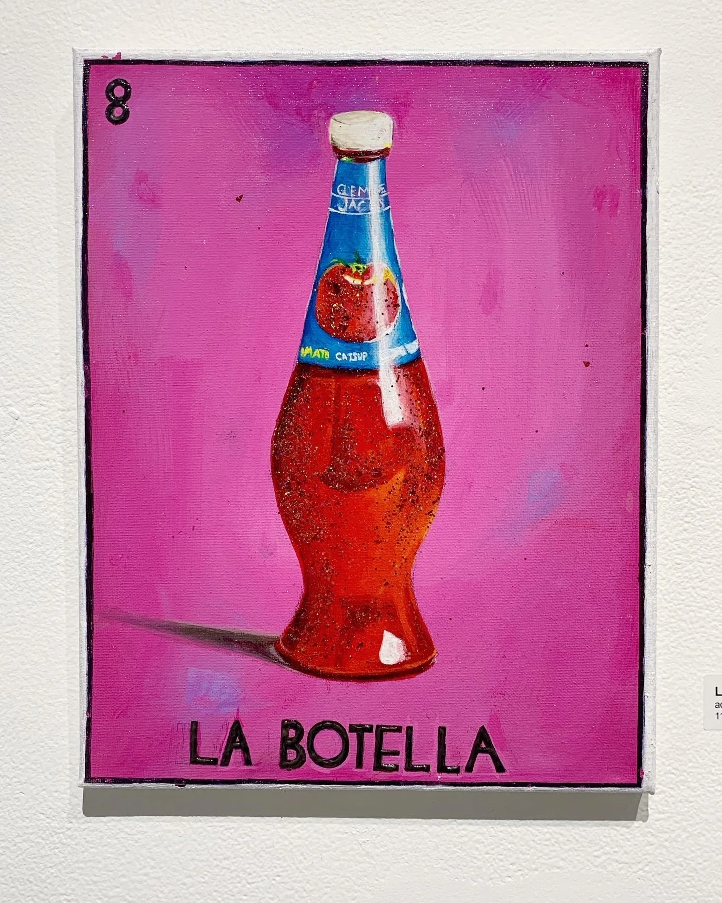 El Botella Loteria Card Painting