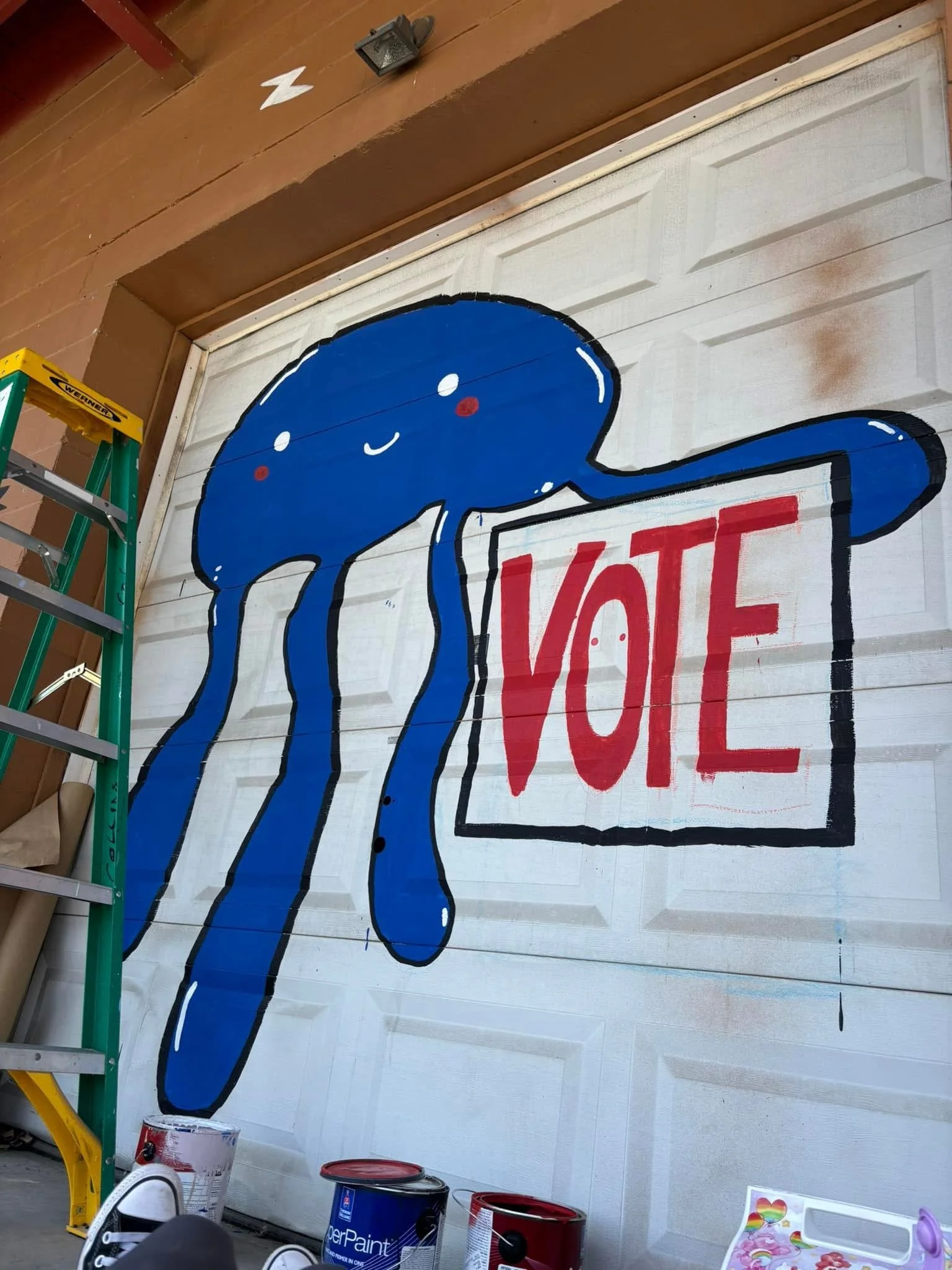 Mural Collaboration Project-Vote Campaign