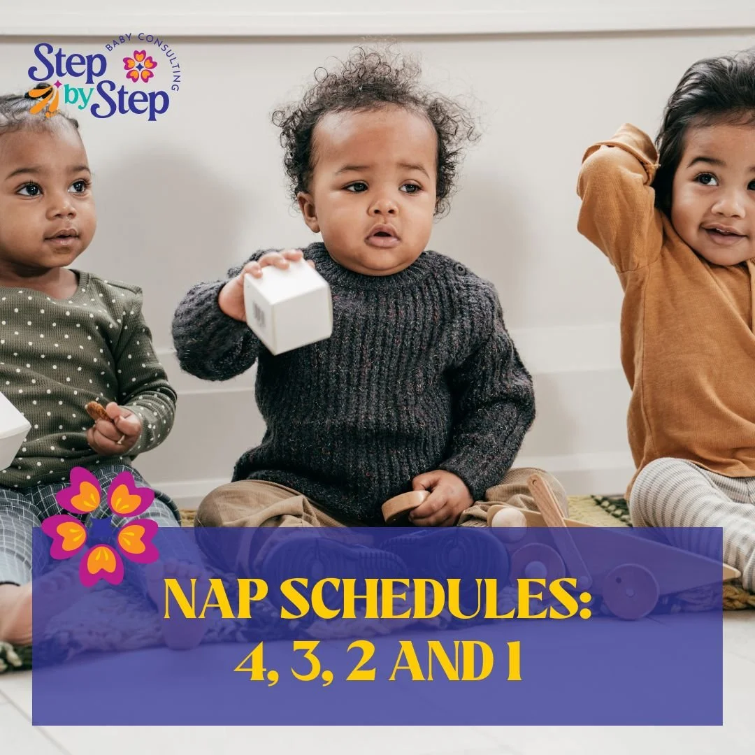 Nap Schedules: 4, 3, 2 and 1