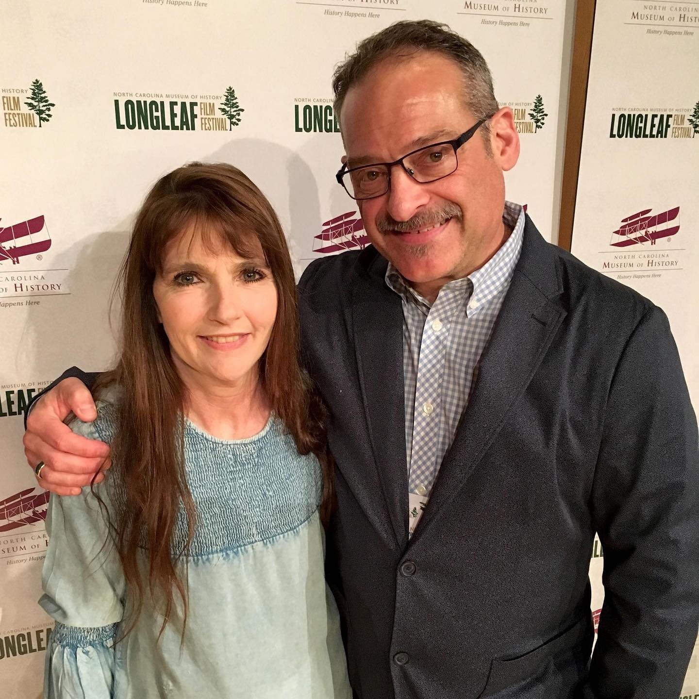 Our producer, Steve Neilson, will be returning as host of the awards ceremony for the Longleaf Film Festival in downtown Raleigh. (That's Steve with festival director Sally Bloom.)

The ceremony will take place at 7:30 PM on Saturday, May 13, in Dani