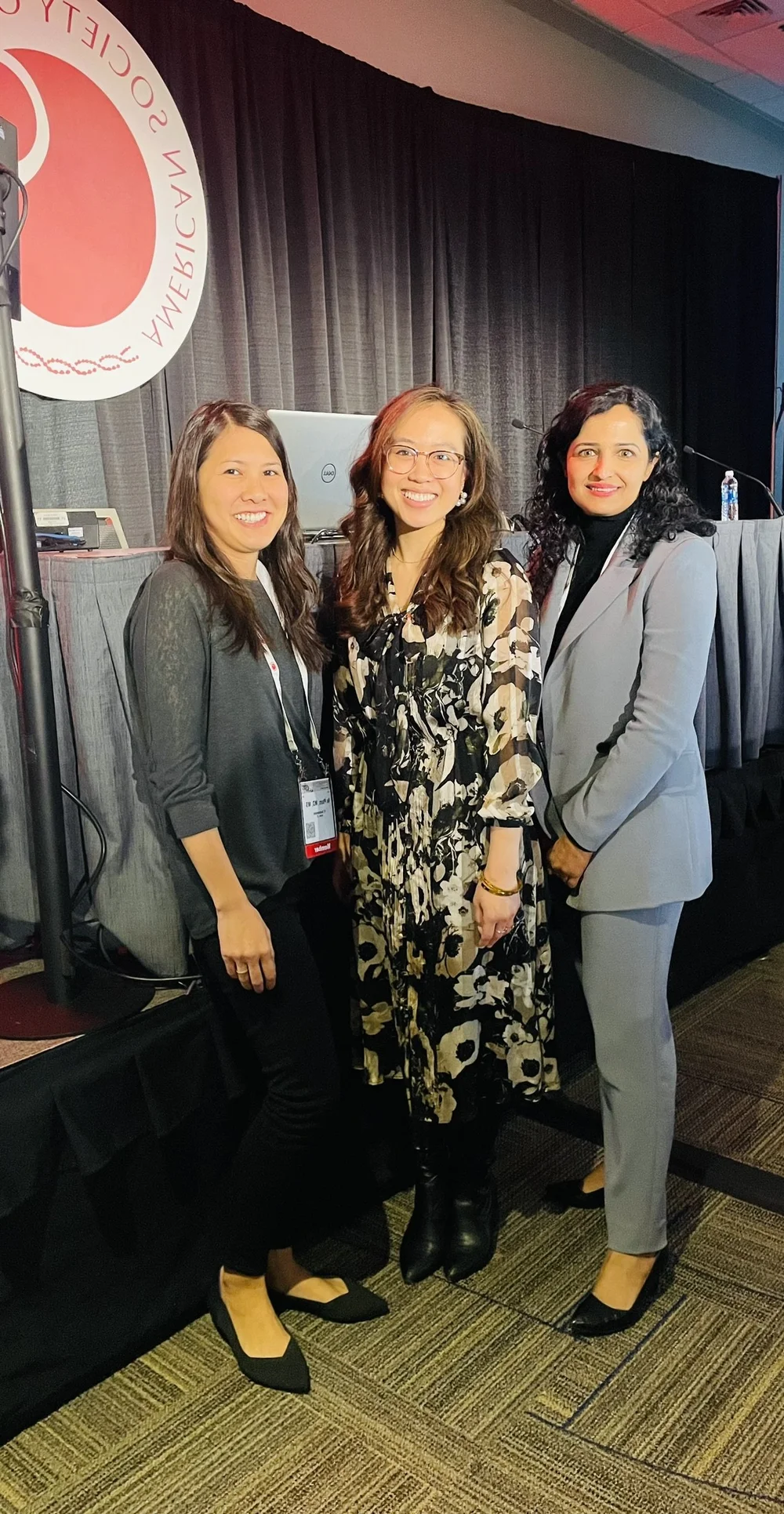 Post-doctoral fellow Gabby Nguyen presents her work on Stroke in Sickle Cell Disease as the ASH Guidelines Implementation Champion