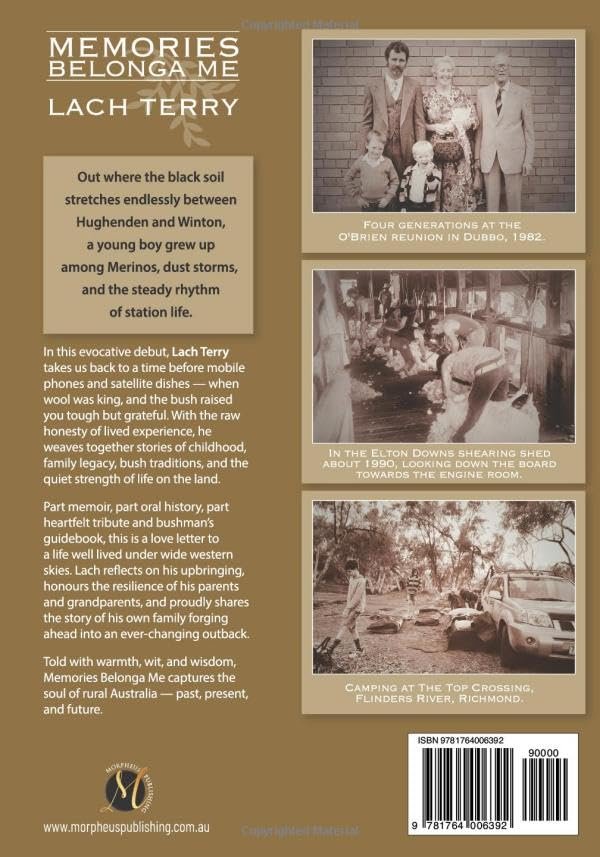 Back Cover - Memories Belonga Me by Lach Terry