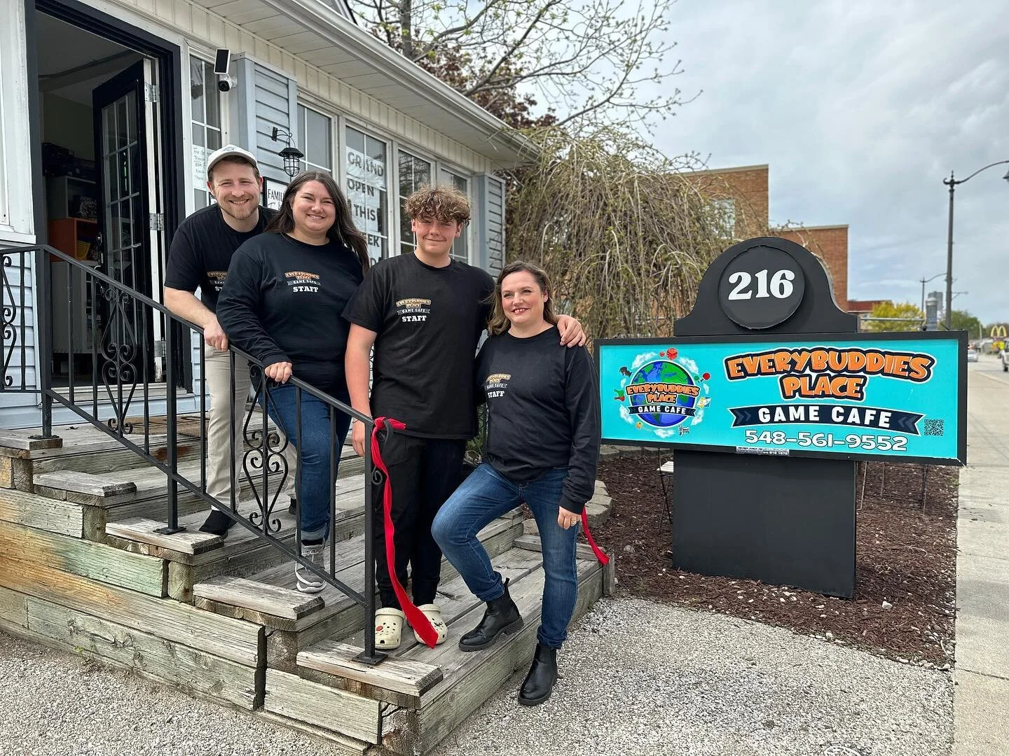 Congratulations to the team behind @everybuddiesplacegamecafe on their official grand opening! 🎉

I am thrilled to see a new spot for gamers to gather, play and connect. Stop by to play a wide variety of tabletop and arcade games in a cozy and invit