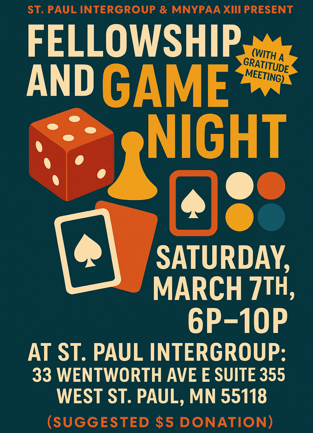 Fellowship and Game Night!!