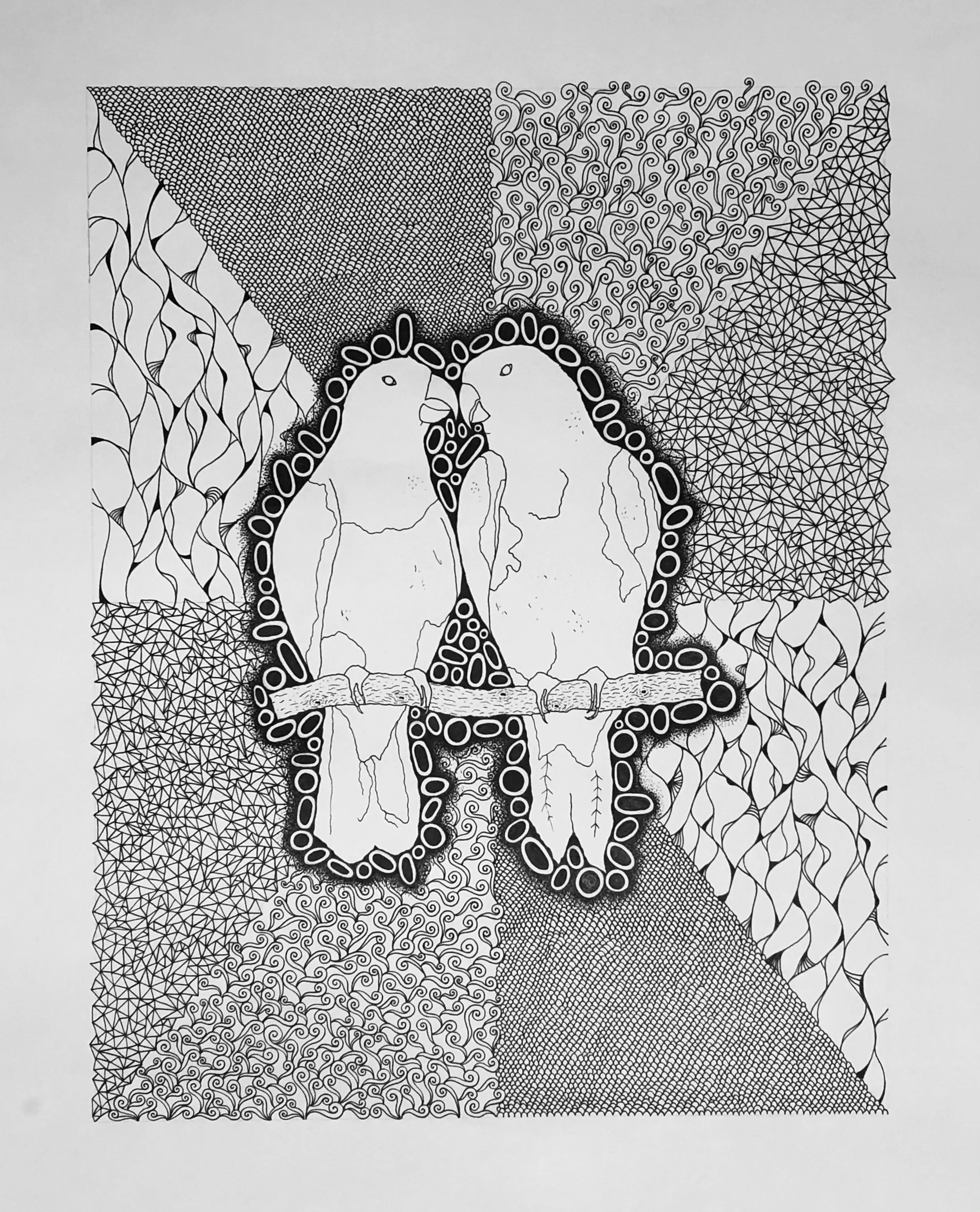 Untitled. Ink on paper, 2021