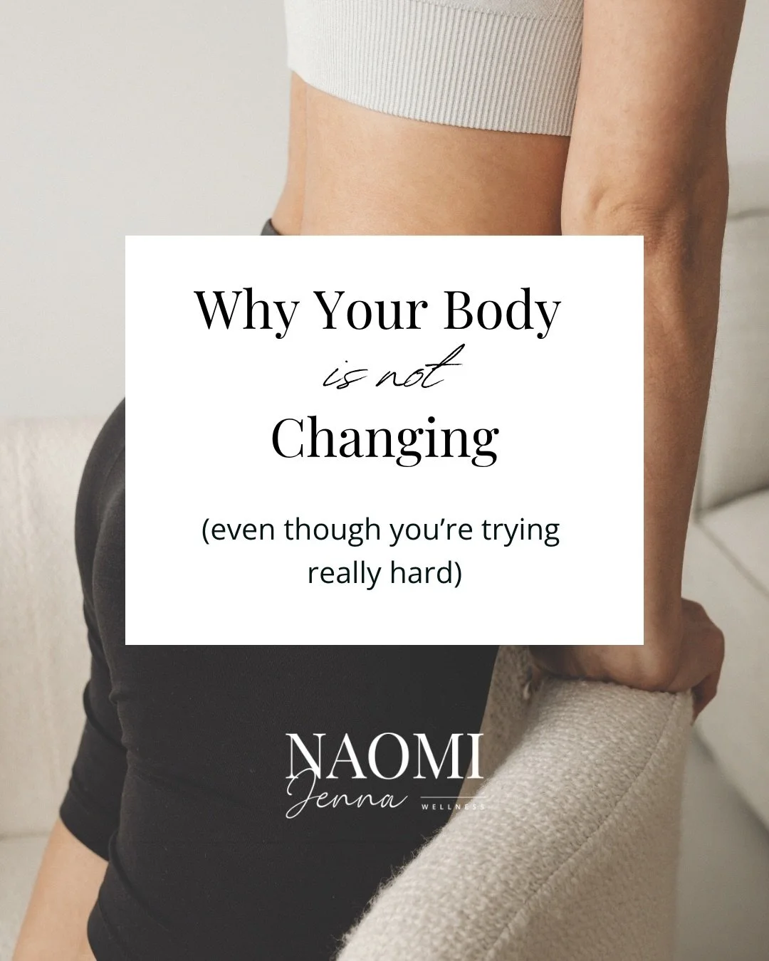 I see this SO much! Women trying to follow plans that are clearly not going to last longer than a few months - if that! 

And when something doesn&rsquo;t fit your routine, of course it won&rsquo;t stick. 

You may notice a few results, a drop on the