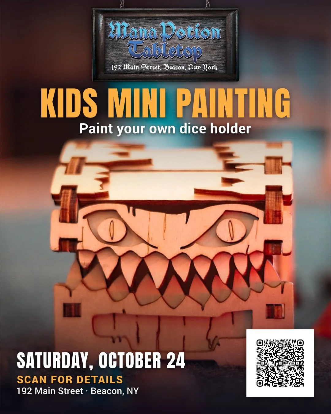 Kids Mimic Dice Box Painting Class